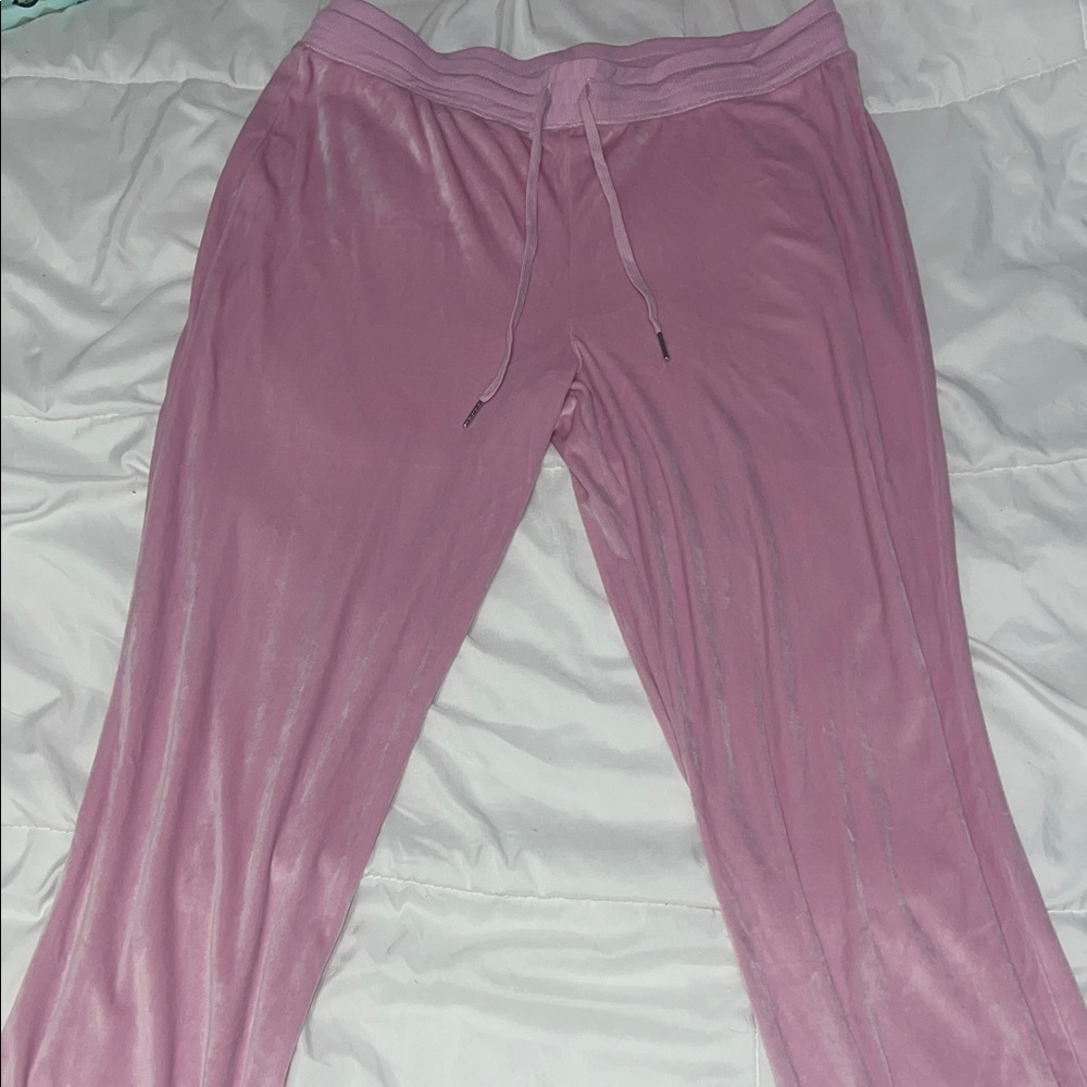 Pink Velvet Juicy Couture Pants